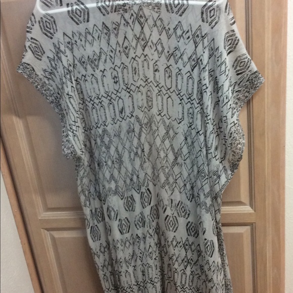 Lucky Brand Sheer Chiffon Duster Kimono - Picture 4 of 4